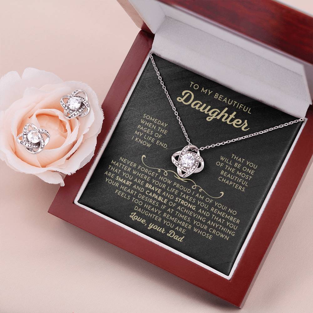 To My Daughter - Beautiful Chapters - Love Knot Set