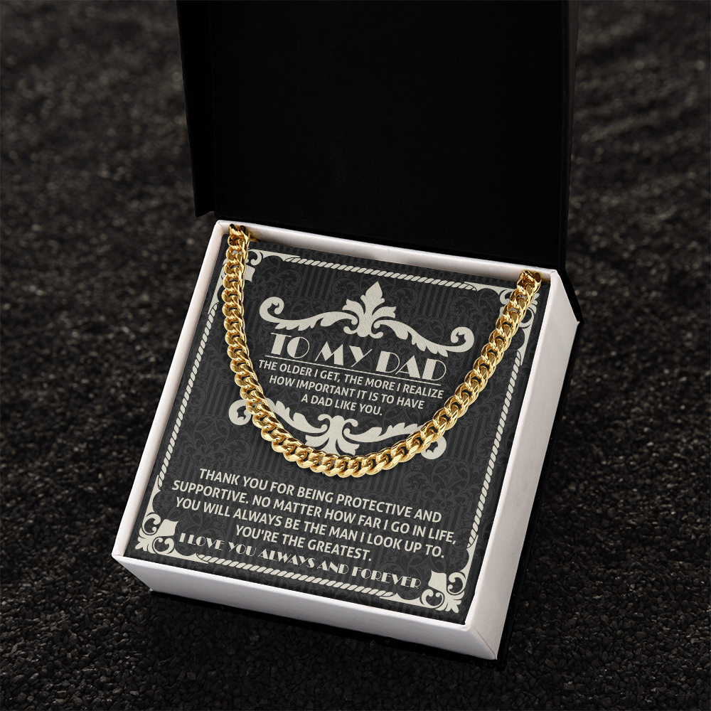 To My Dad – Cuban Link Chain