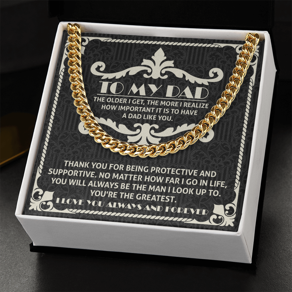 To My Dad – Cuban Link Chain