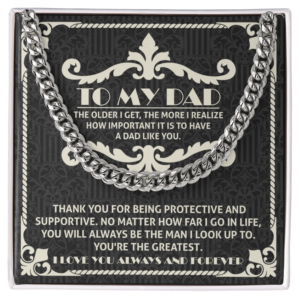 To My Dad – Cuban Link Chain