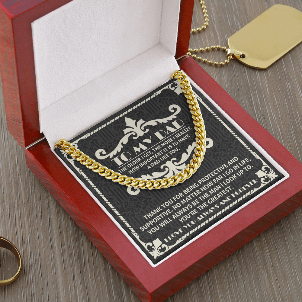 To My Dad – Cuban Link Chain