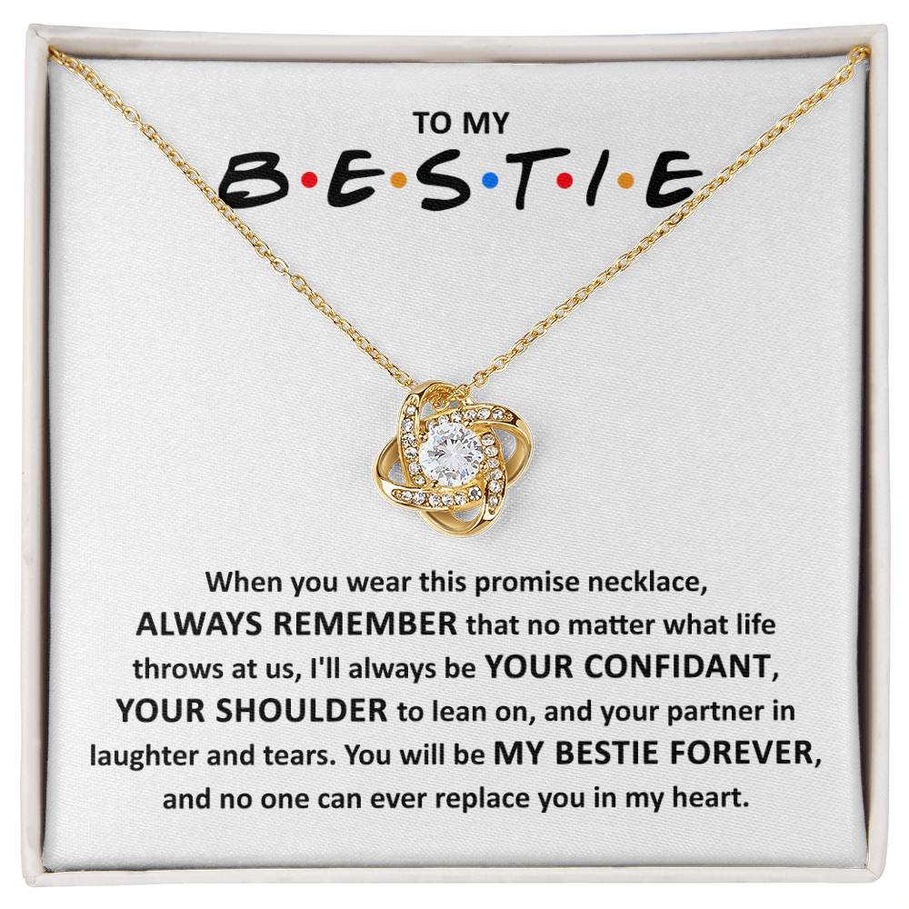 Bestie Promise - Love Knot Necklace