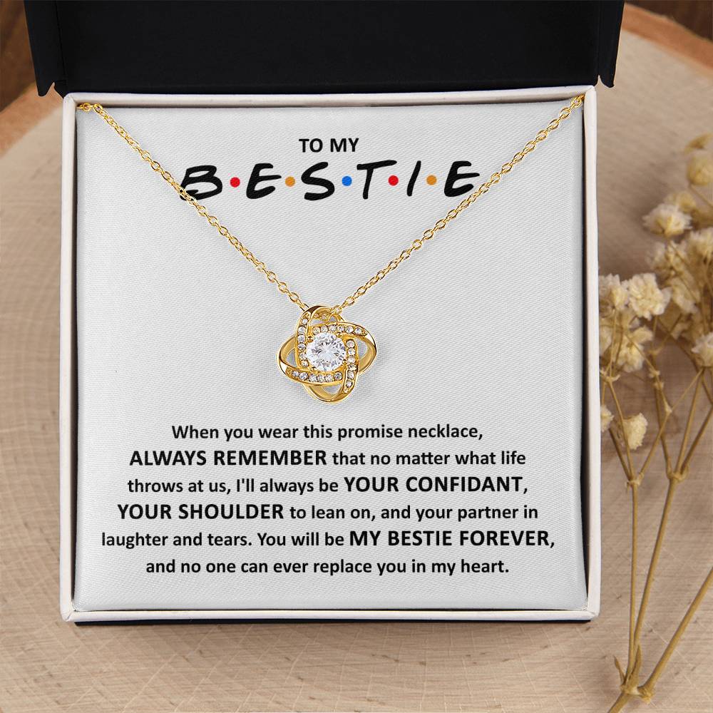 Bestie Promise - Love Knot Necklace