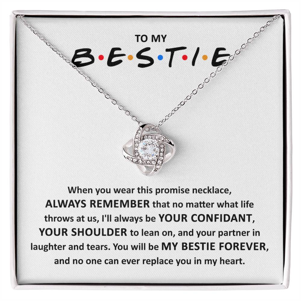 Bestie Promise - Love Knot Necklace