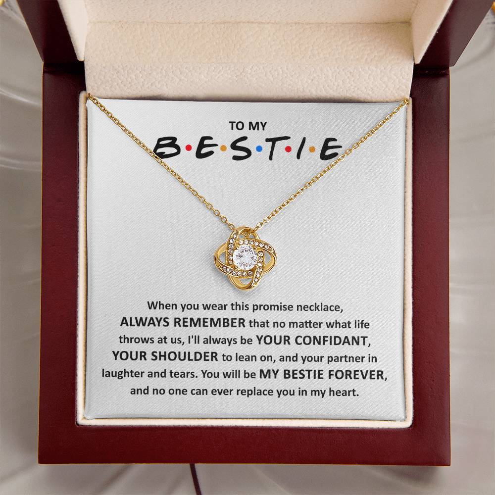 Bestie Promise - Love Knot Necklace