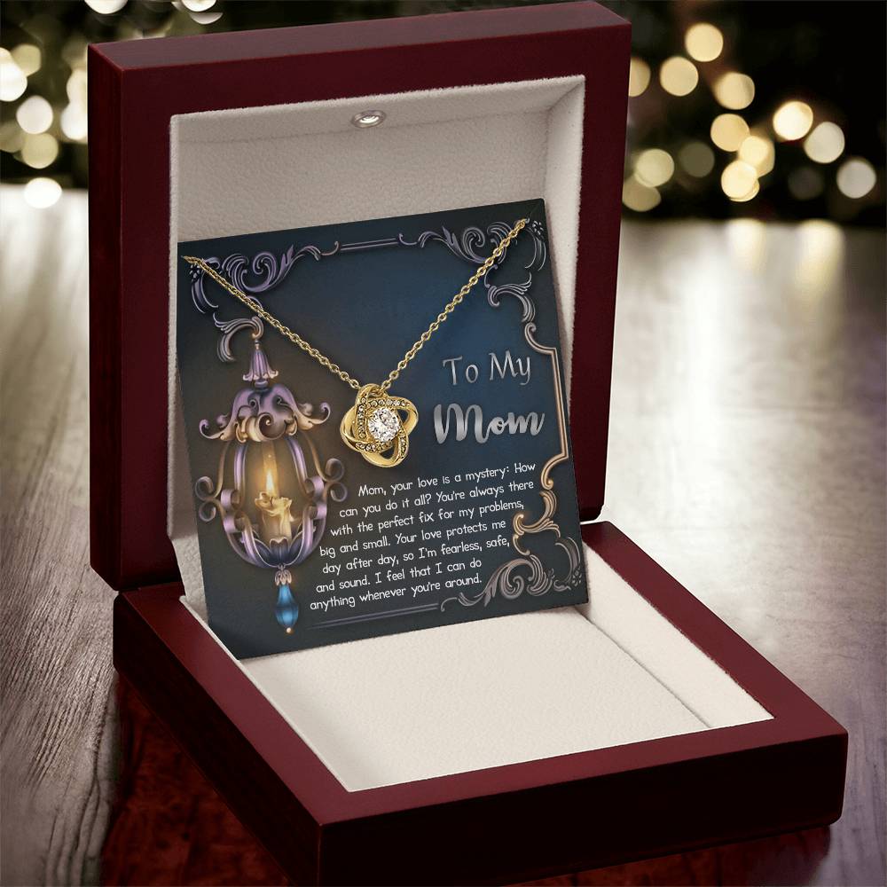To My Mom – Love Knot Necklace