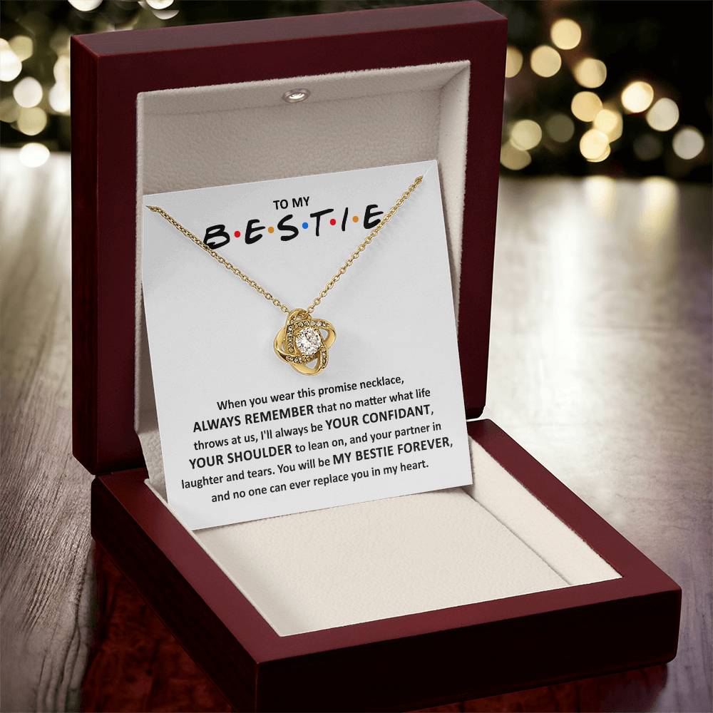 Bestie Promise - Love Knot Necklace