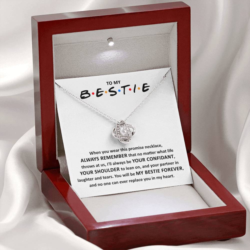 Bestie Promise - Love Knot Necklace