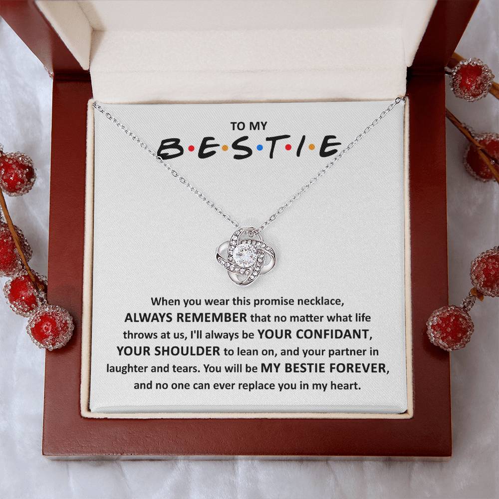 Bestie Promise - Love Knot Necklace