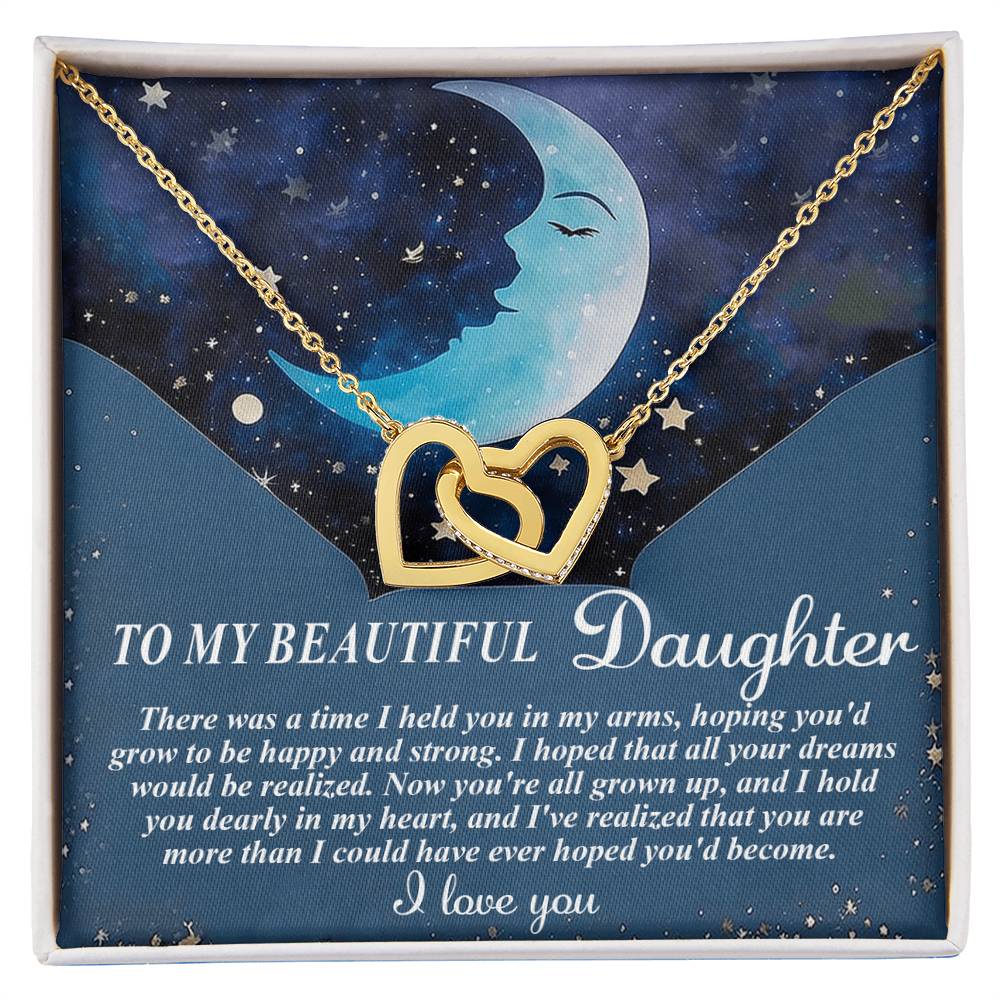 "More Than I Hoped For" Interlocking Hearts Necklace