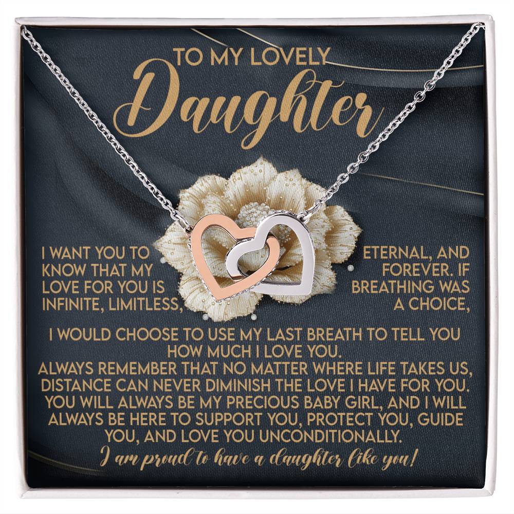 "Limitless Love" Interlocking Hearts Necklace