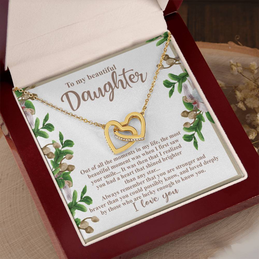"Shine Like a Star" Interlocking Hearts Necklace