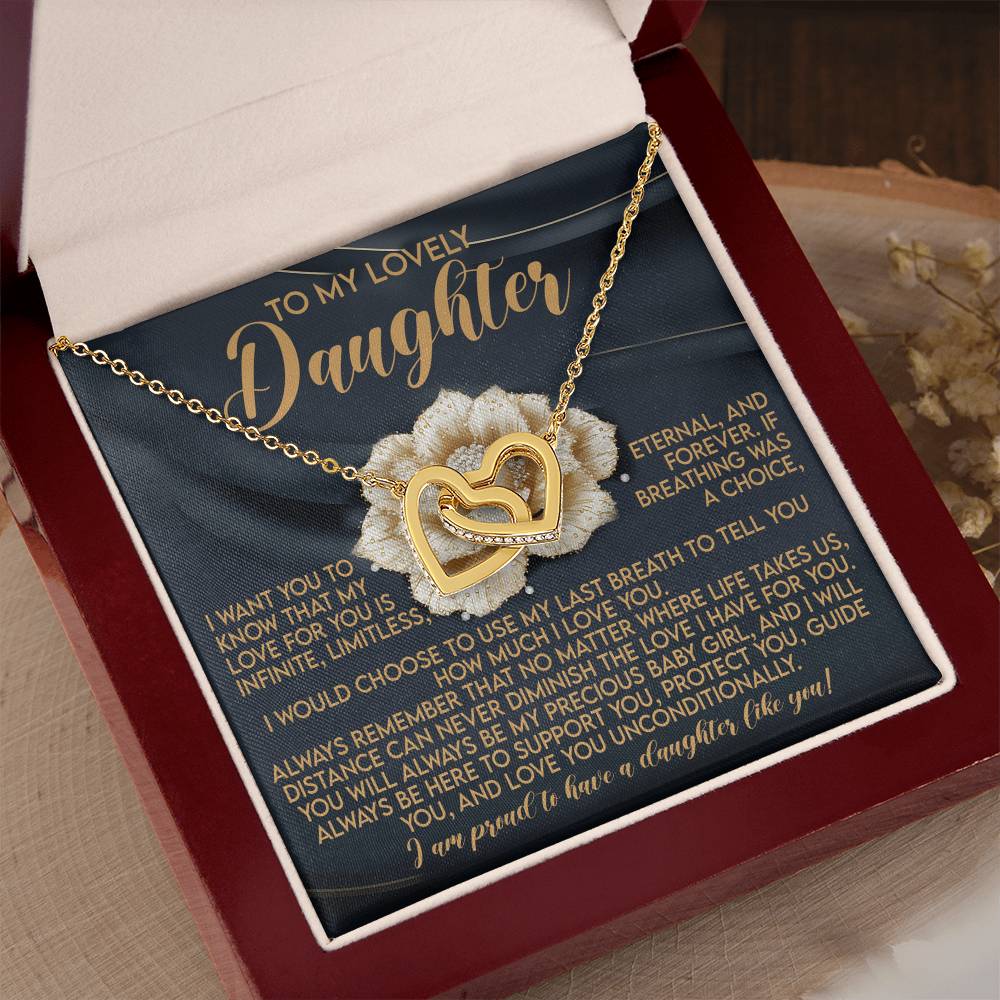 "Limitless Love" Interlocking Hearts Necklace