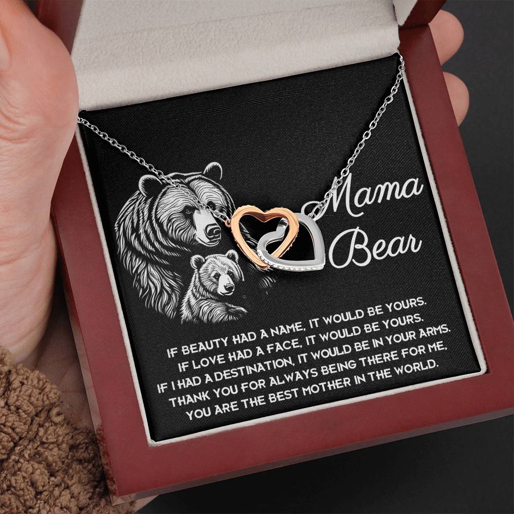 To My Mama Bear – You Are My Home Necklace