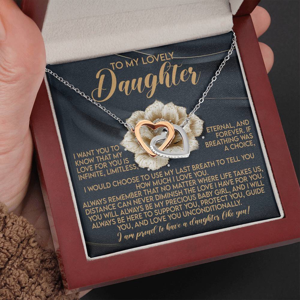 "Limitless Love" Interlocking Hearts Necklace