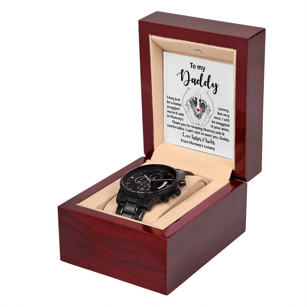 Dad-In Your Arms-Metal Chronograph Watch