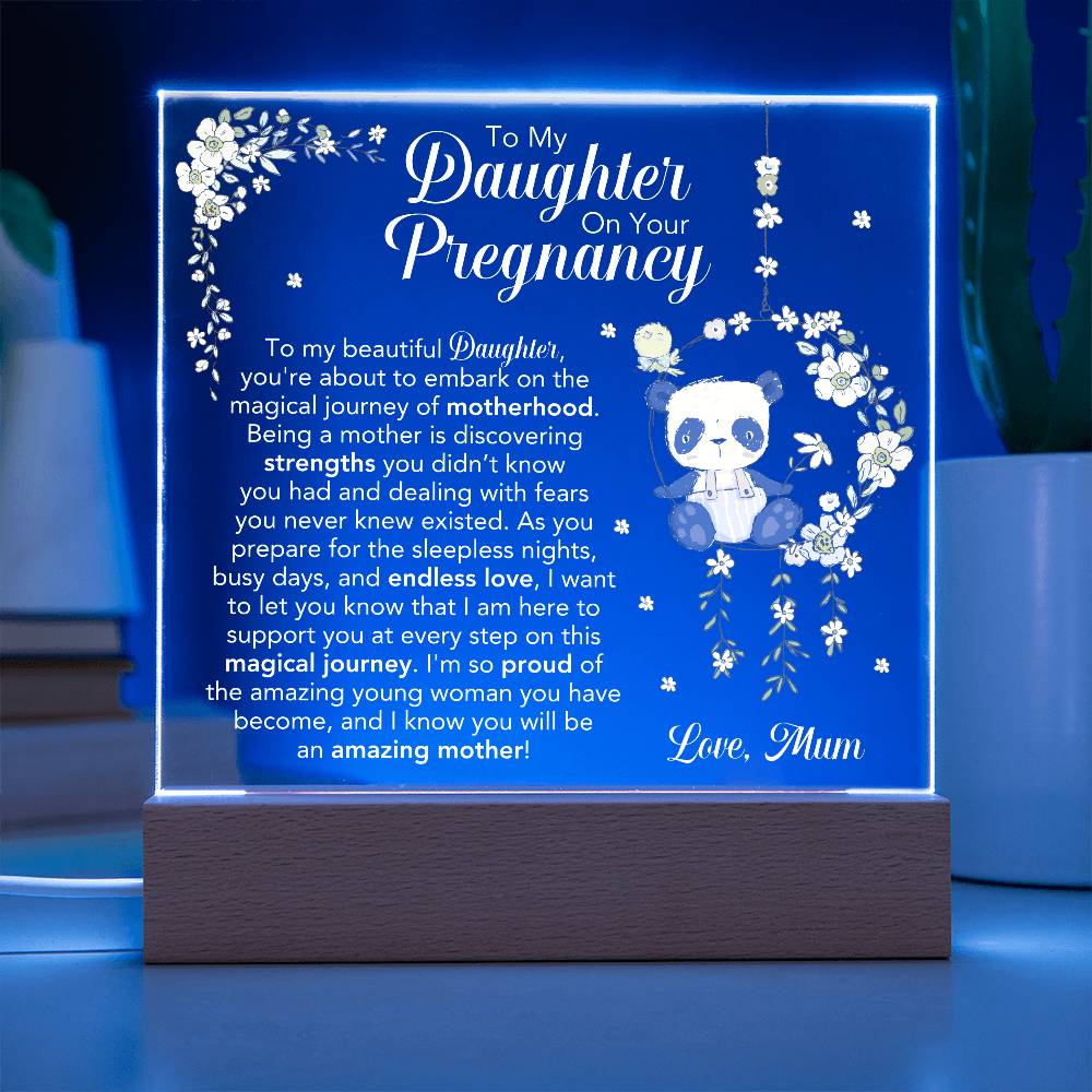 Custom Etsy order acrylic square