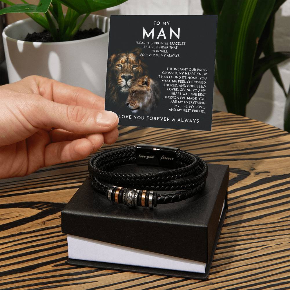 To My Man Bracelet