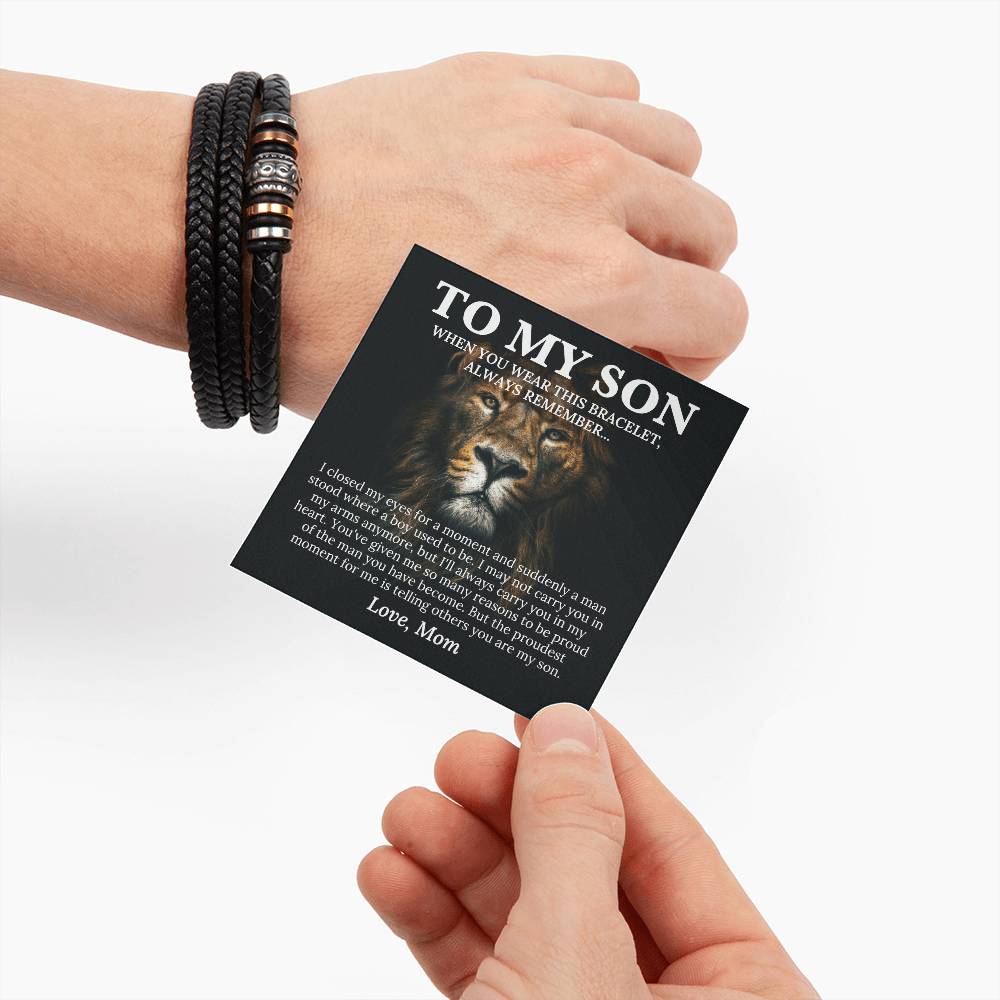 To My Son - Love You Forever Bracelet