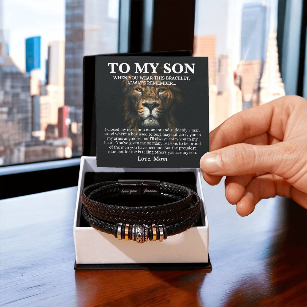 To My Son - Love You Forever Bracelet