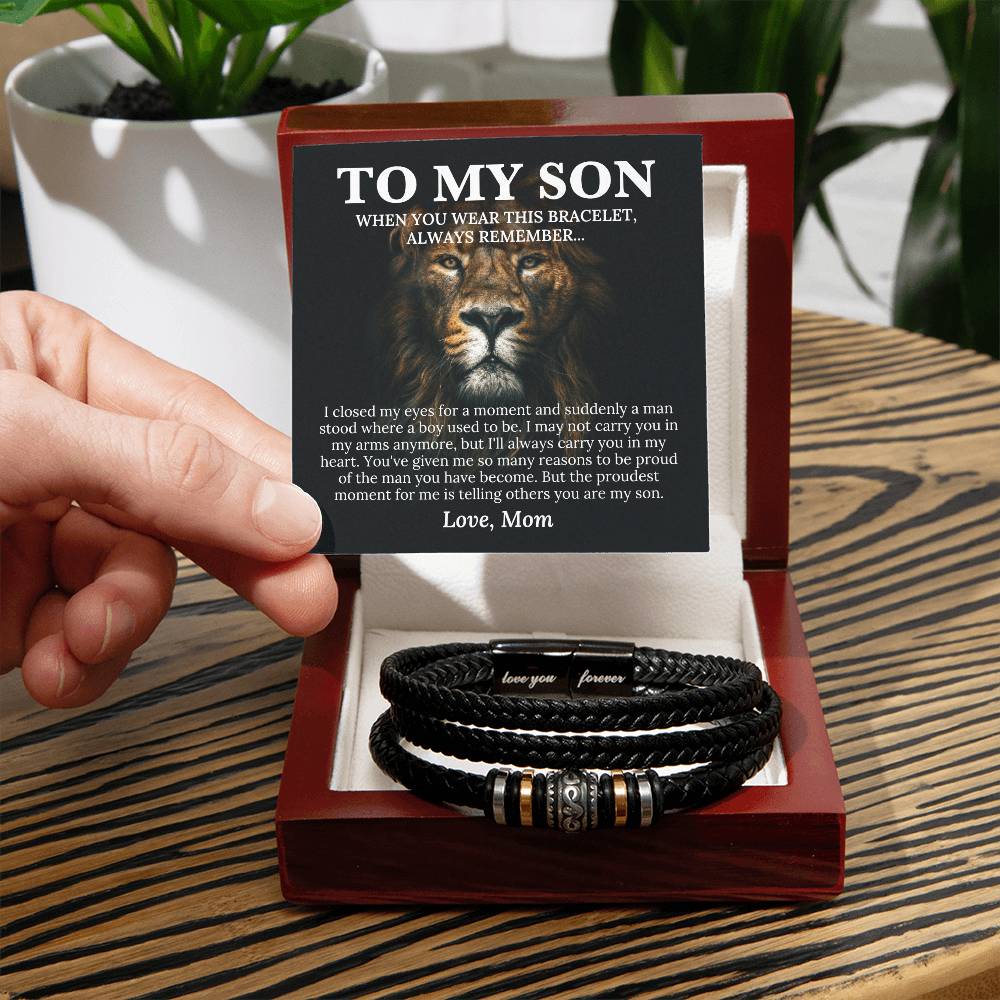 To My Son - Love You Forever Bracelet