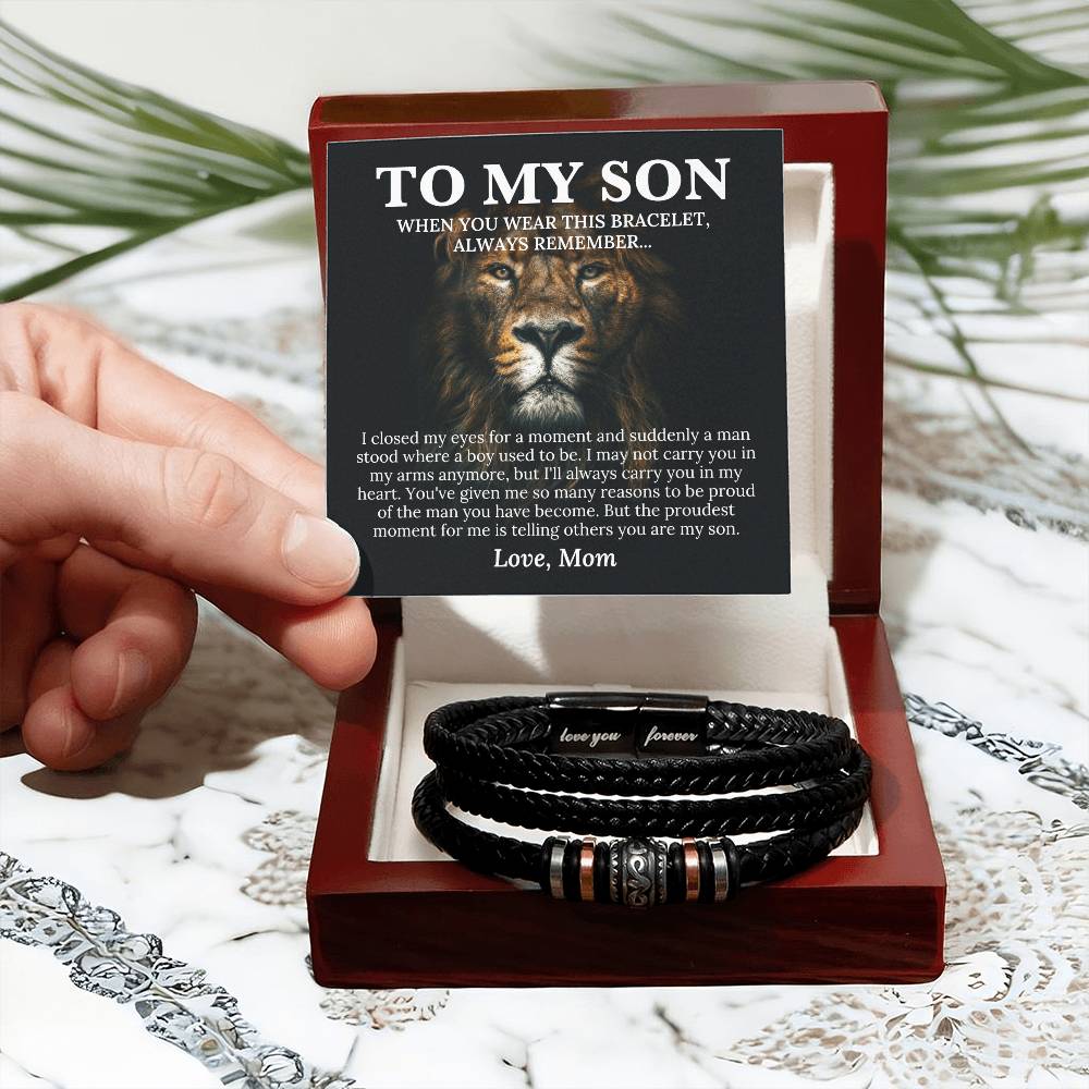 To My Son - Love You Forever Bracelet