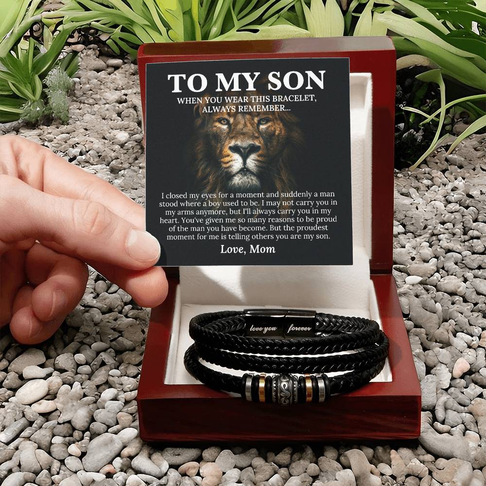 To My Son - Love You Forever Bracelet