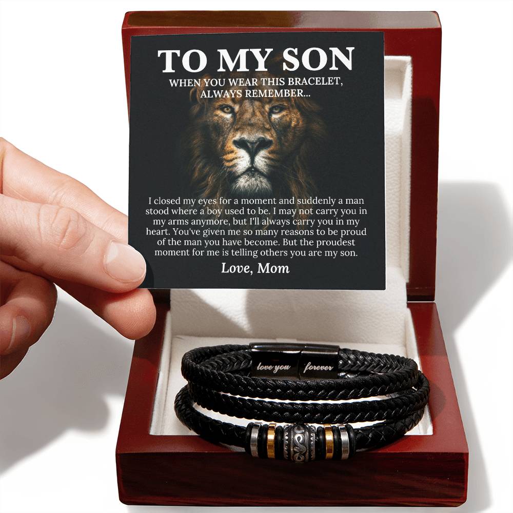 To My Son - Love You Forever Bracelet