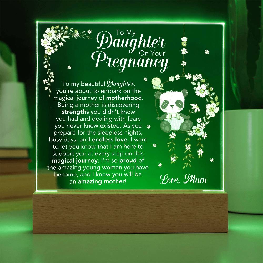 Custom Etsy order acrylic square