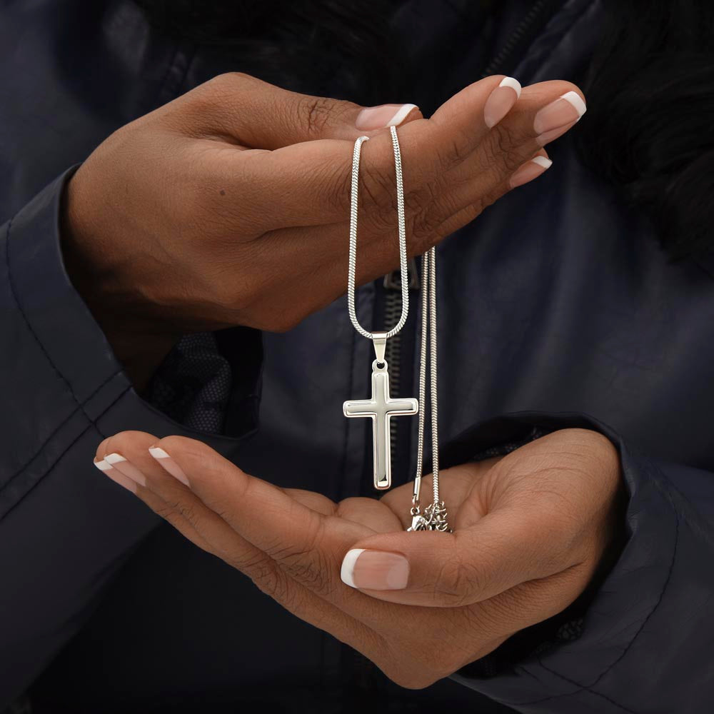 Grandson Every Prayer Cross Necklace