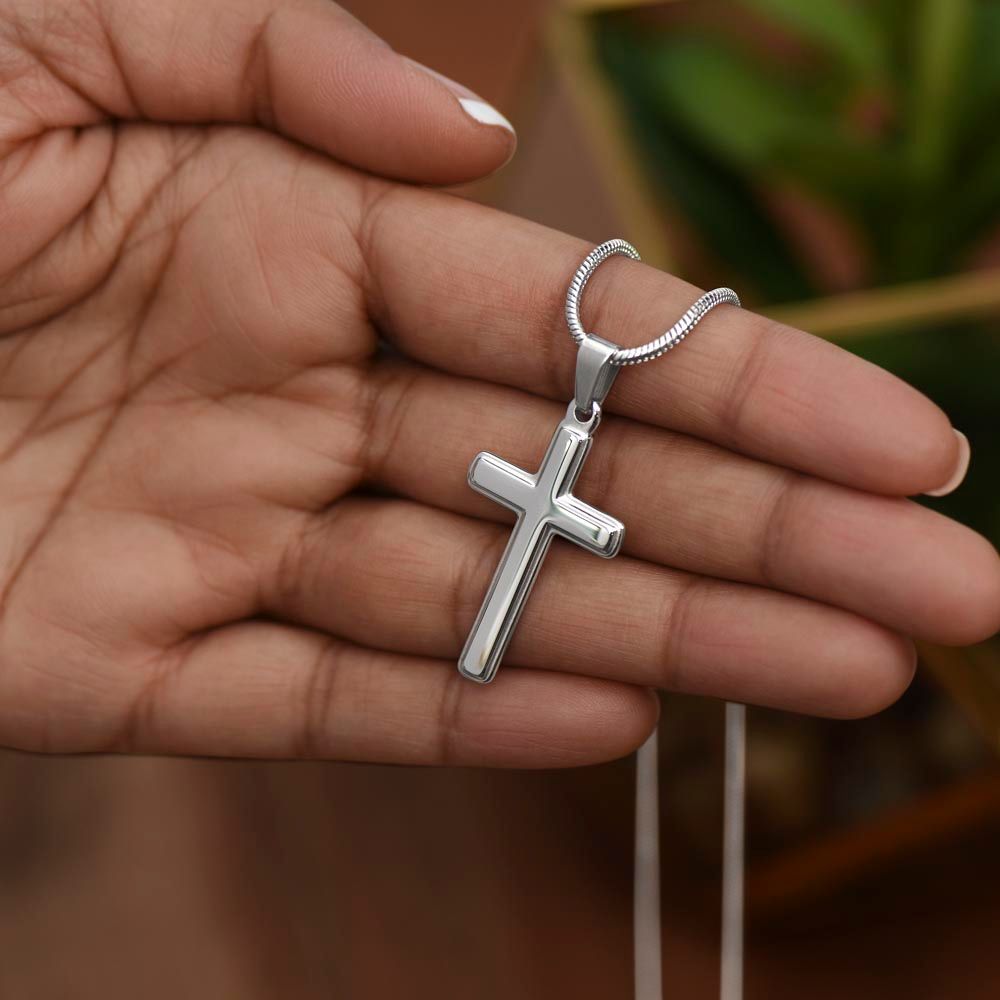 Grandson Every Prayer Cross Necklace