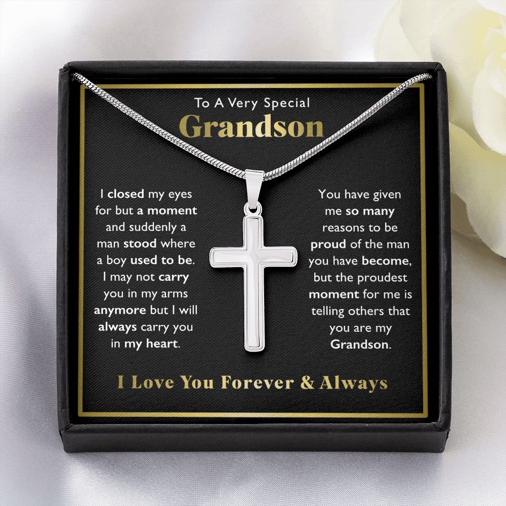 Grandson Special Moments Cross