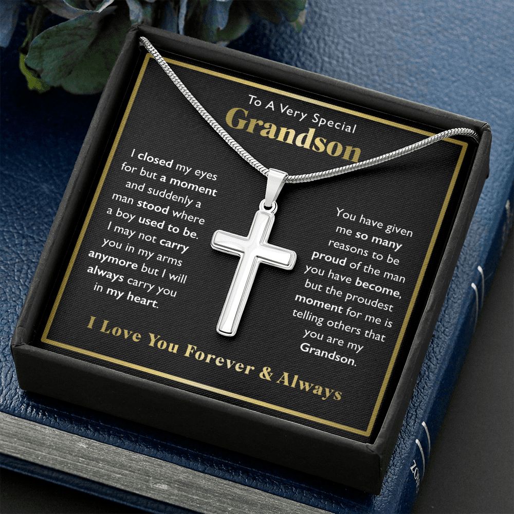 Grandson Special Moments Cross