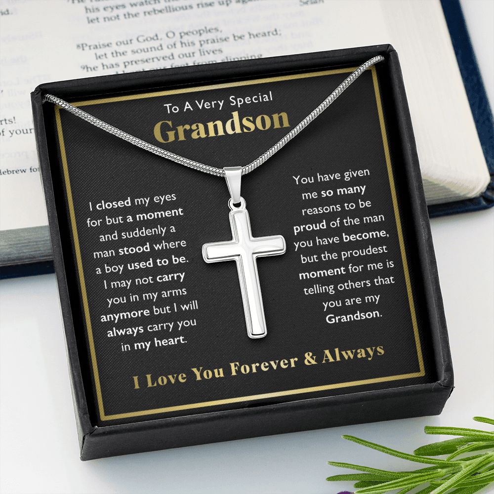 Grandson Special Moments Cross