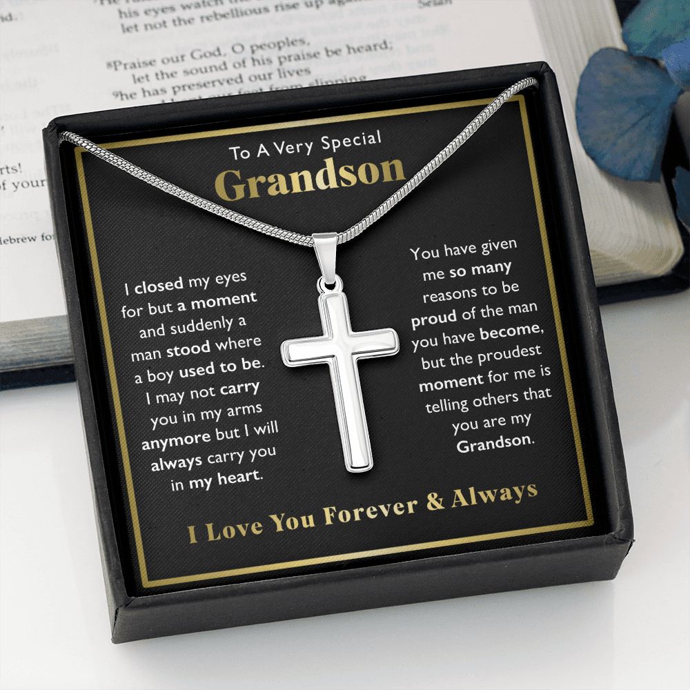 Grandson Special Moments Cross