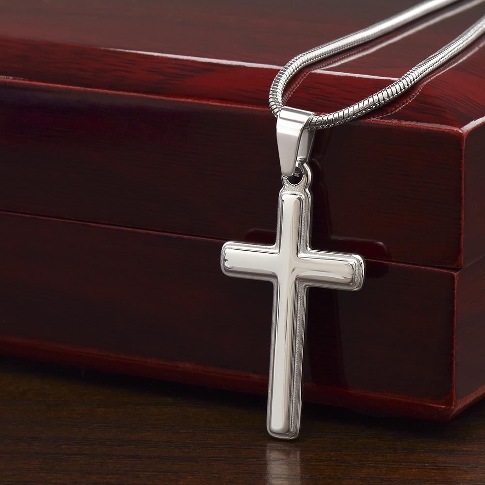 Grandson Every Prayer Cross Necklace