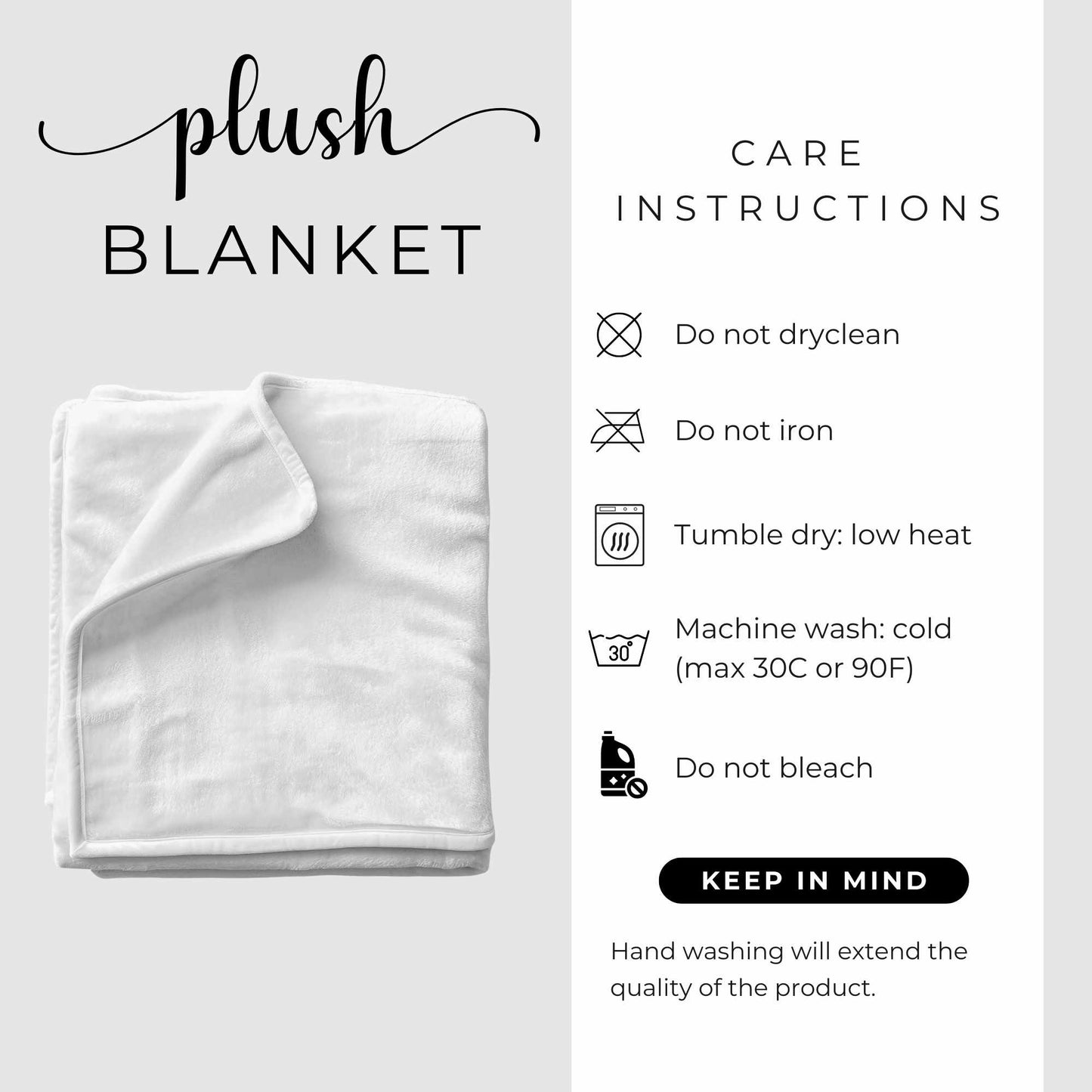 Magical Unicorn Name Plush Velveteen Blanket