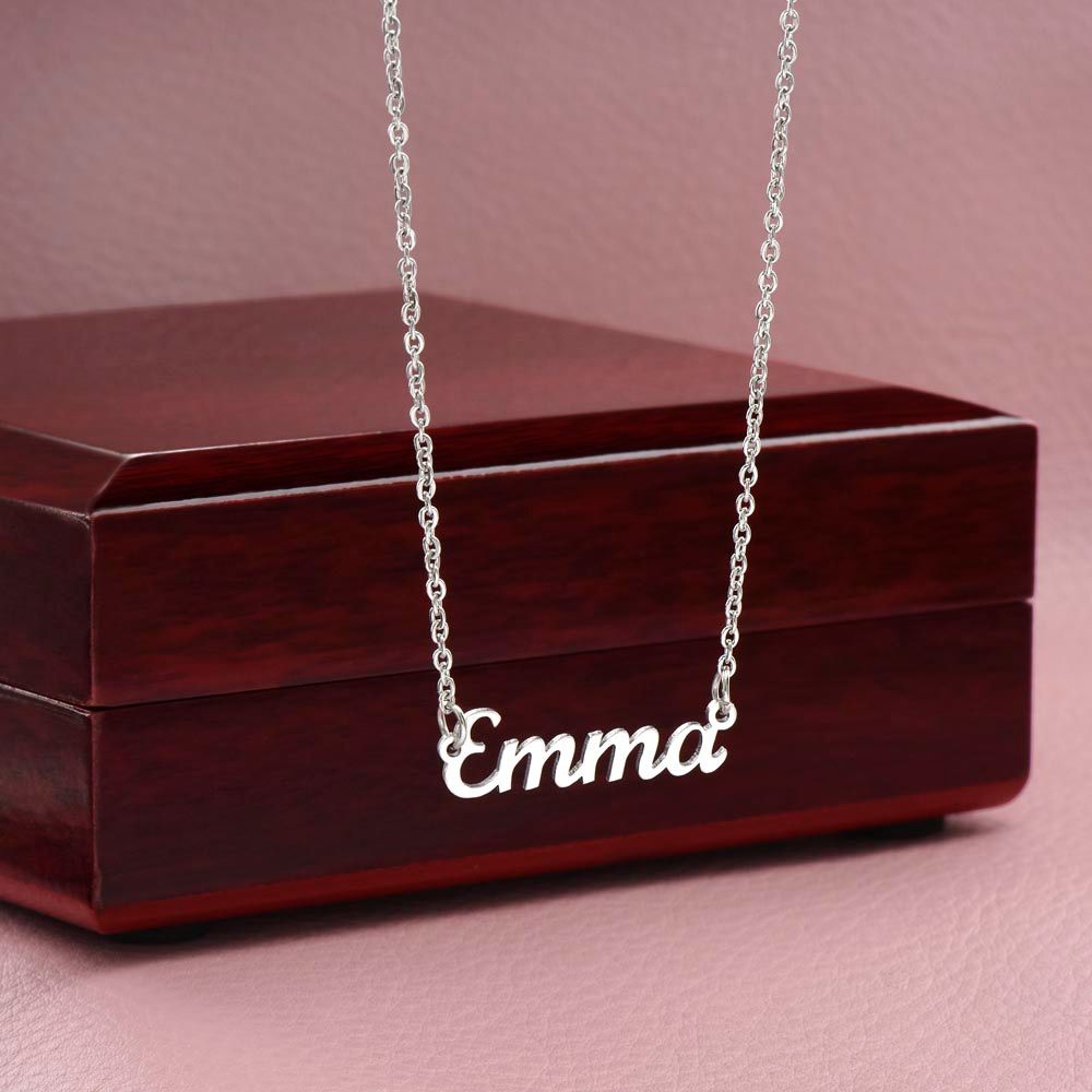 To My Beautiful Daughter Lion Name Necklace