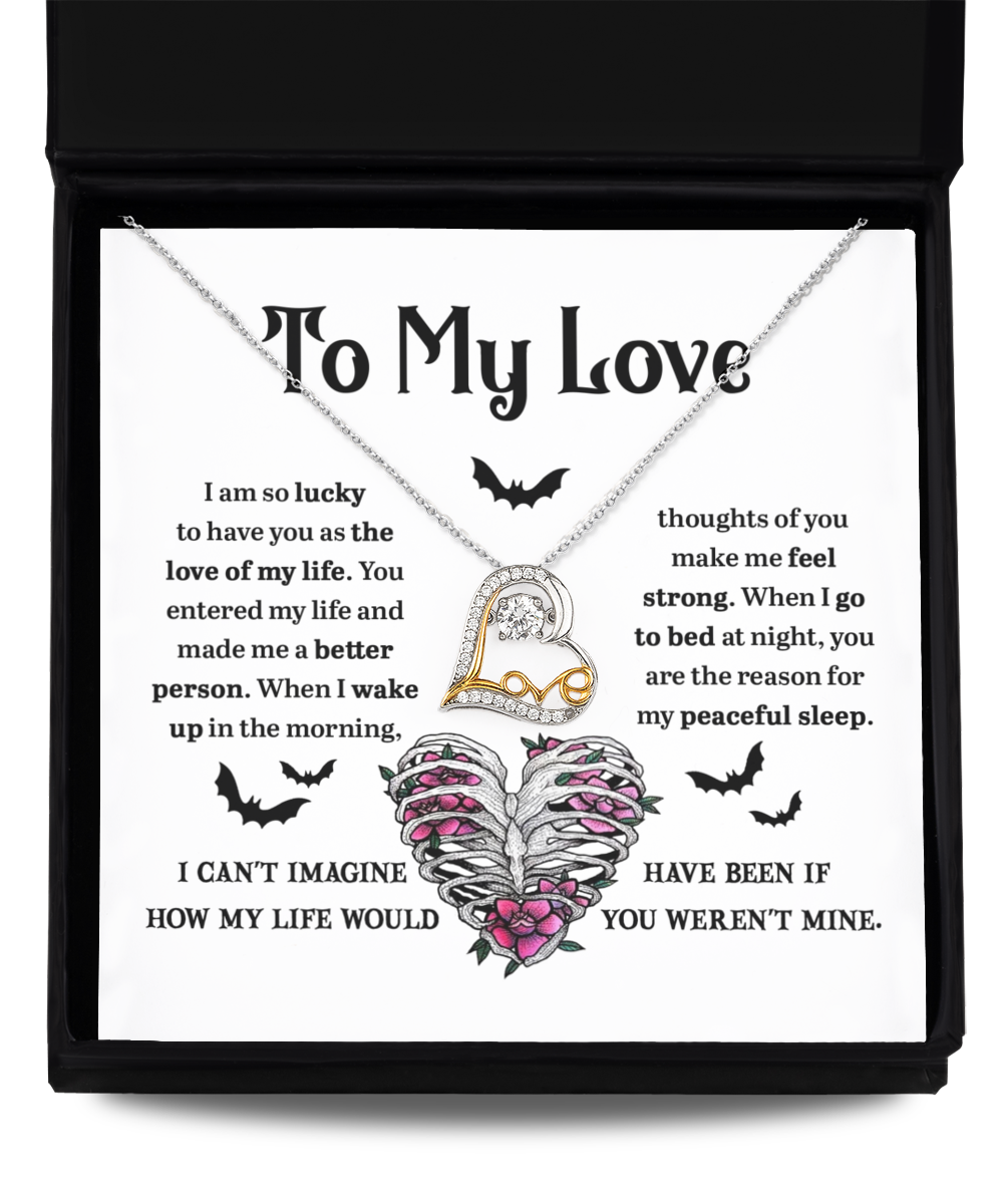 Love Of My Life - Love Heart Necklace