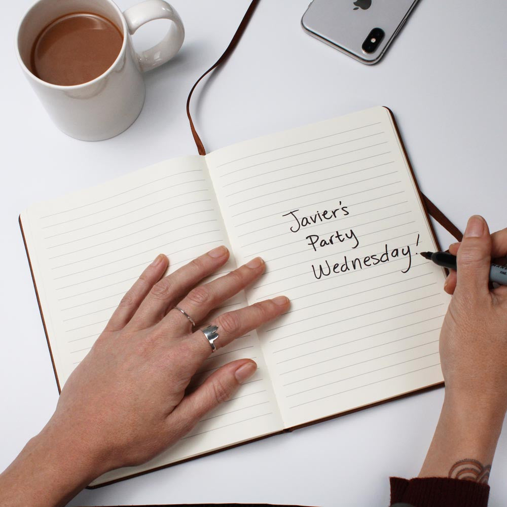 Difference Maker - Personalized Graphic Vegan Leather Journal