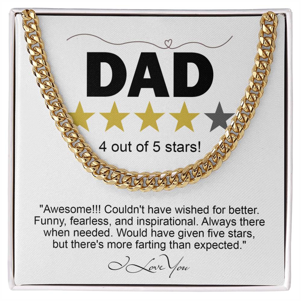 Almost Perfect Dad Cuban Link Chain – A Solid 4-Star Legend