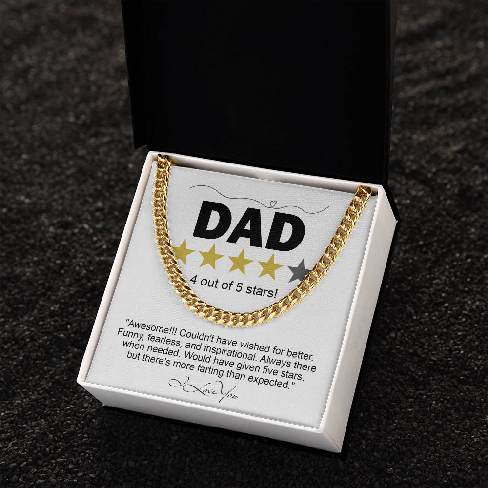 Almost Perfect Dad Cuban Link Chain – A Solid 4-Star Legend