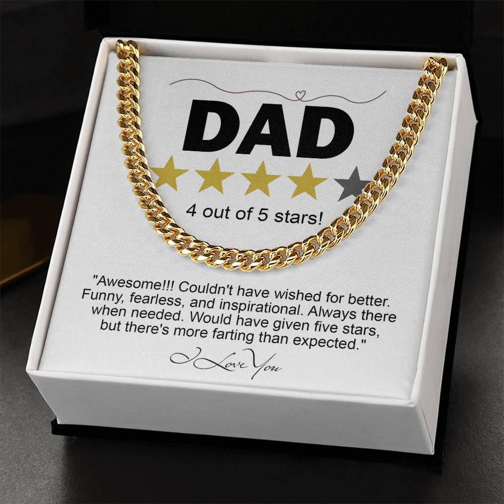 Almost Perfect Dad Cuban Link Chain – A Solid 4-Star Legend
