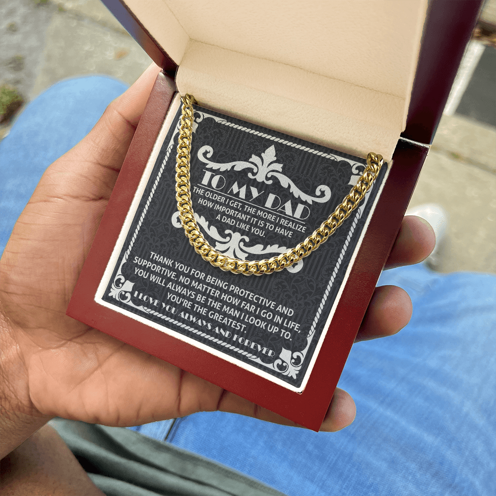 To My Dad – Cuban Link Chain