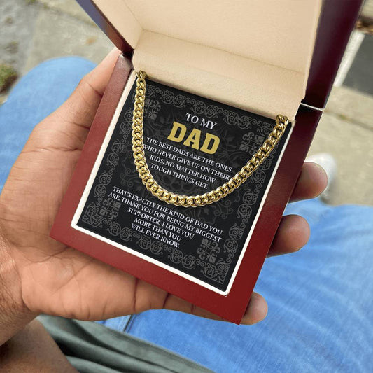 For the Dad Who Never Quit – Cuban Link Chain