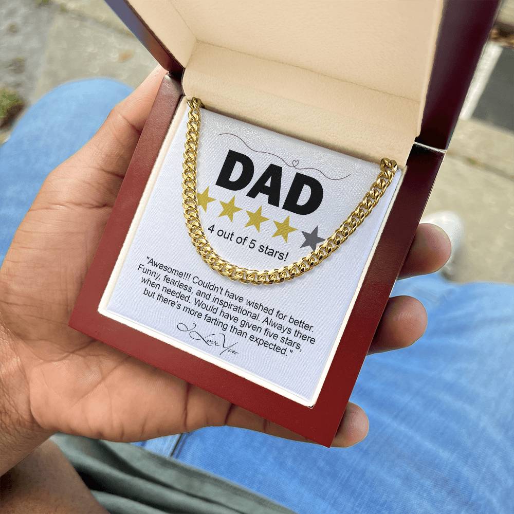 Almost Perfect Dad Cuban Link Chain – A Solid 4-Star Legend