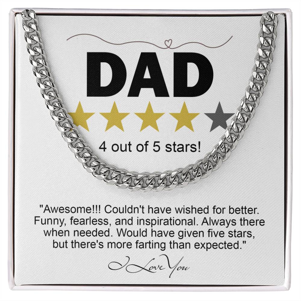 Almost Perfect Dad Cuban Link Chain – A Solid 4-Star Legend
