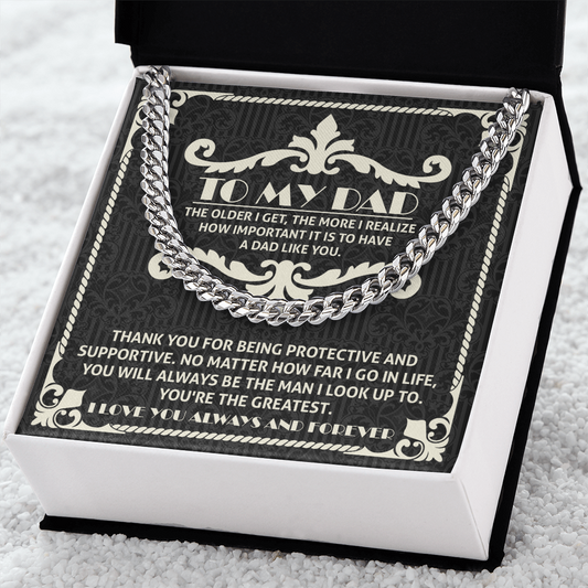 To My Dad – Cuban Link Chain