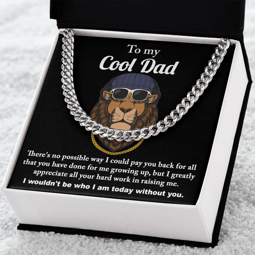 Cool Dad Cuban Link Chain