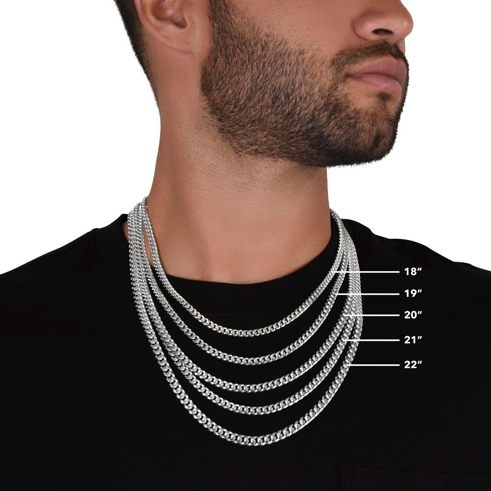 For the Dad Who Never Quit – Cuban Link Chain